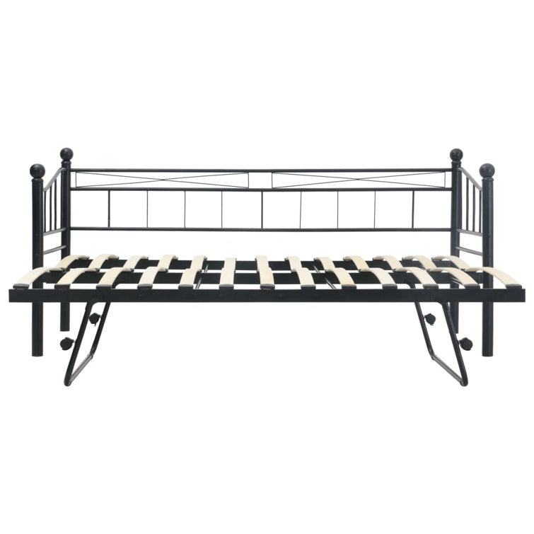 East Urban Home ExtraLong Twin Steel Daybed with Trundle Wayfair